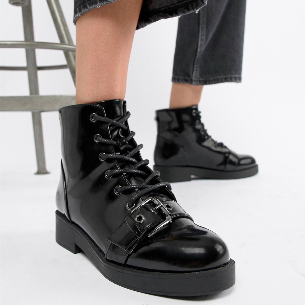 ASOS Patent Leather Boots